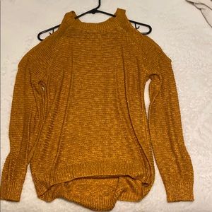 open shoulder long sleeve